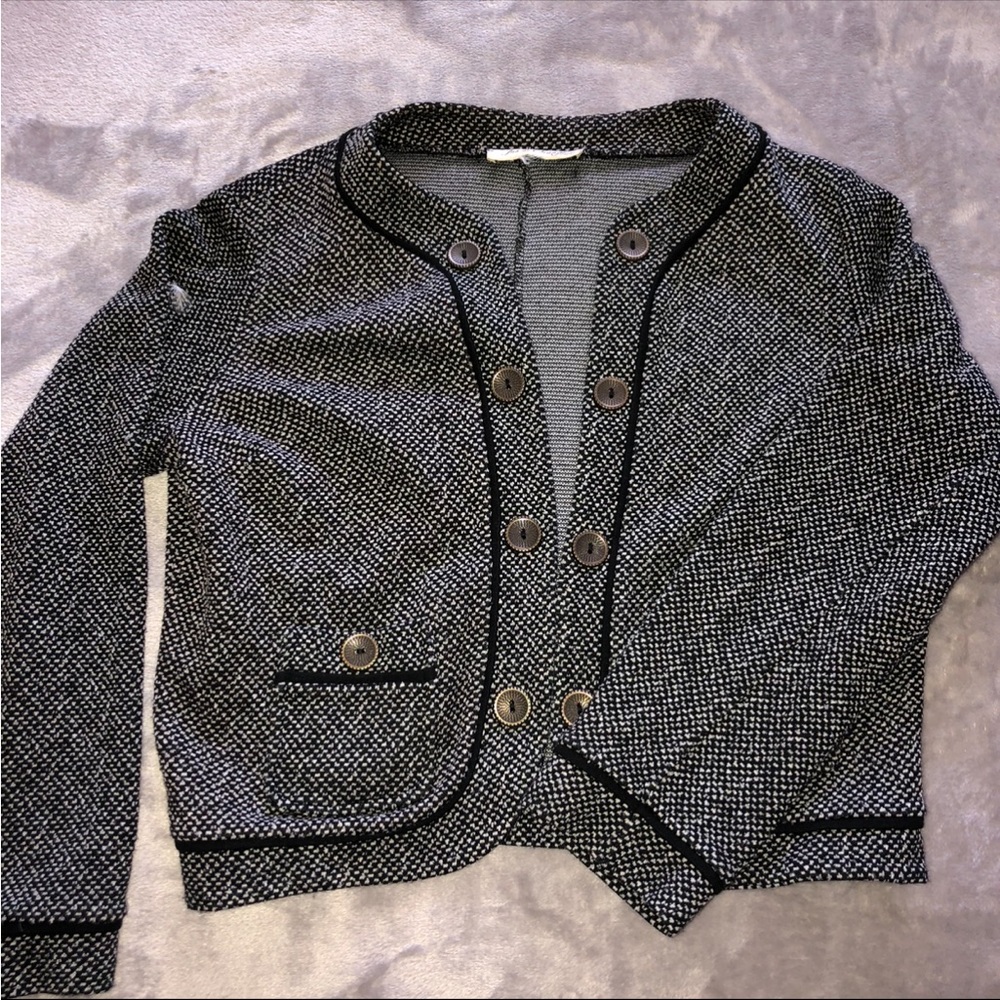 Jus d’Orange Paris Grey cardigan with buttons - Picture 1 of 3